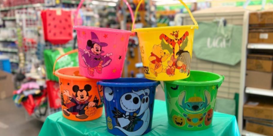 These Dollar Tree $1.50 Disney Halloween Buckets Are a No-Brainer!