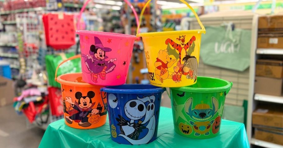 These Dollar Tree $1.50 Disney Halloween Buckets Are a No-Brainer!