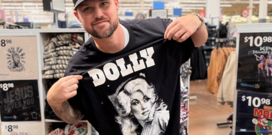 Dolly Parton Graphic Tee from $9.88 on Walmart.com