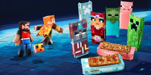 Domino’s Giving Away 20,000 FREE Minecraft Games ($30 Value!) – No Purchase Needed!