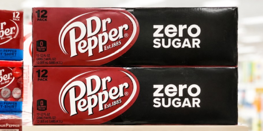 Dr Pepper Zero 12-Pack Only $4.68 Shipped on Amazon