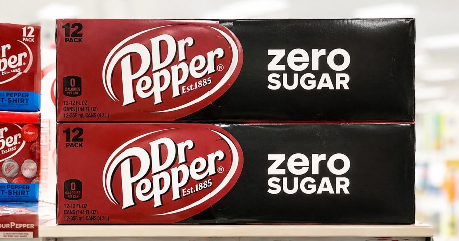 Dr Pepper Zero 12-Pack Only $4.68 Shipped on Amazon