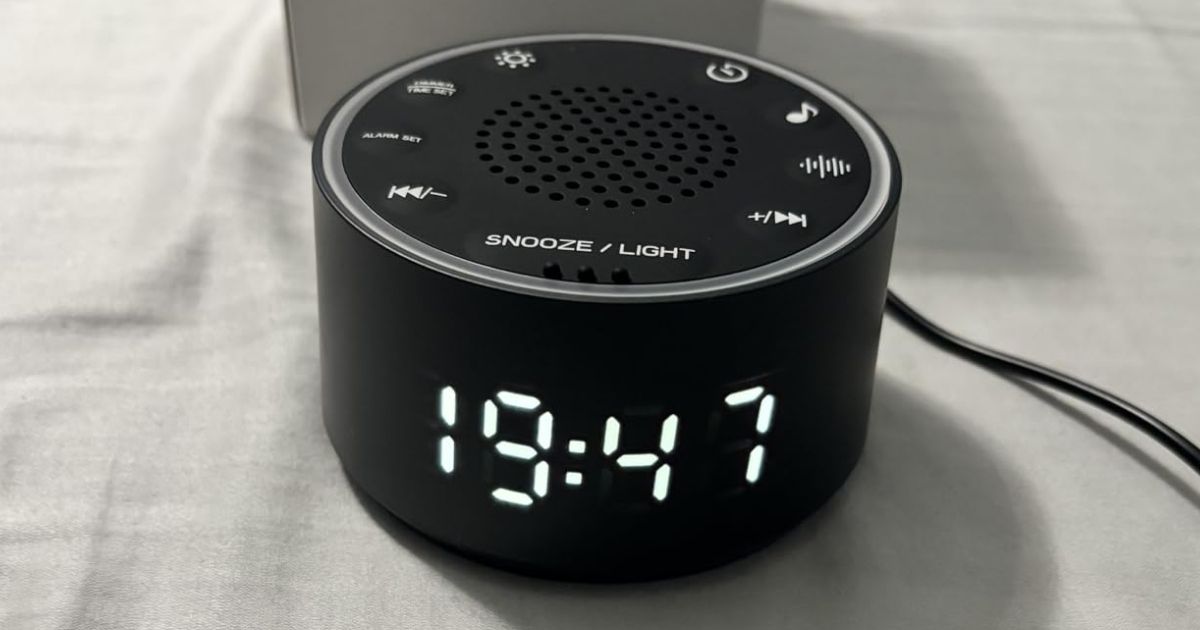 Dreamegg Alarm Clock & Sound Machine Only $11.68 on Amazon