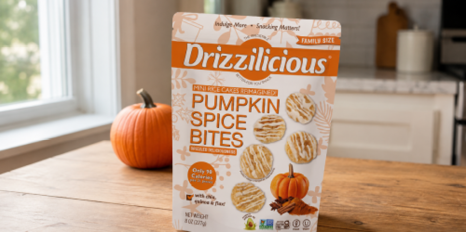 Drizzilicious Pumpkin Spice Mini Rice Cakes Just $4.98 on SamsClub.com + More