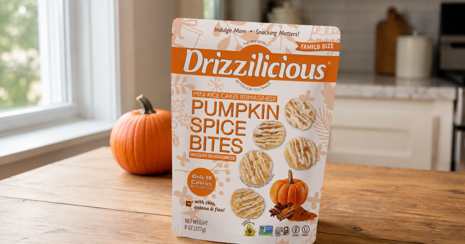 Drizzilicious Pumpkin Spice Mini Rice Cakes Just $4.98 on SamsClub.com + More