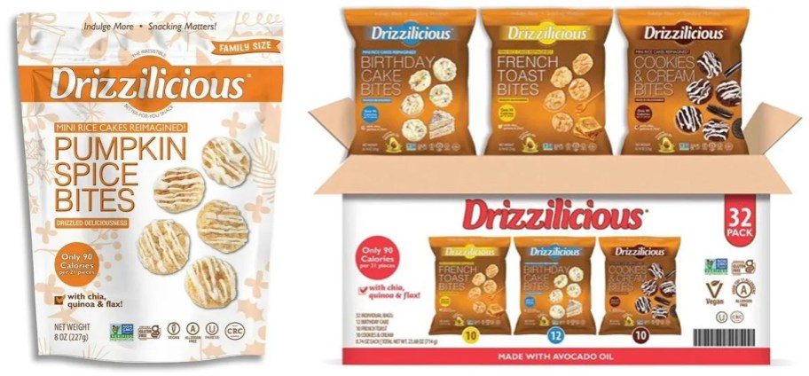 Drizzilicious Pumpkin Spice Bites
