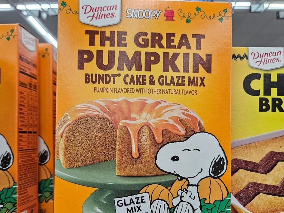 Duncan Hines Great Pumpkin Bundt Cake Mix 20oz box in store