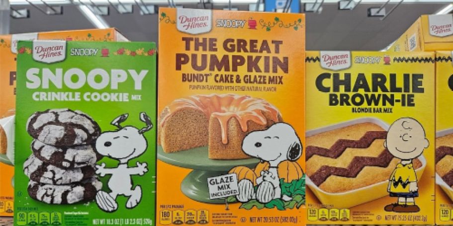 RUN! Duncan Hines Peanuts Baking Mixes Spotted at Walmart