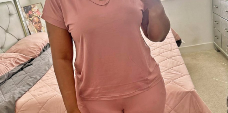 Women’s Pajama Sets from $7.50 Each on Amazon (Lots of Colors & Styles)