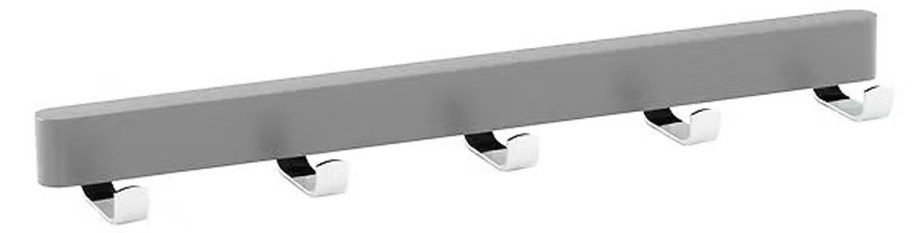 grey wall hook set