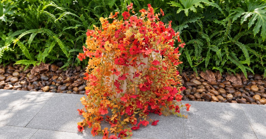 Artificial Flower Sets from $11.49 on Amazon (Easy Fall Porch Refresh!)