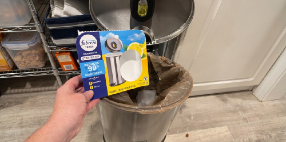 Febreze Trash Can Odor Fighter Starter Kit Just $2.94 After Walmart Cash