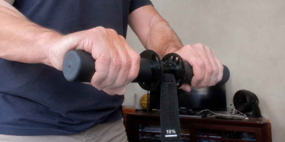 Forearm Exerciser Just $13 on Amazon (Connects to Dumbbells & Kettlebells)