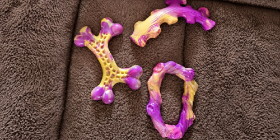 Bacon-Flavored Tough Dog Toys 3-Pack Just $9.79 on Amazon