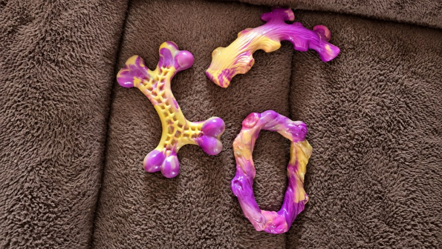 Bacon-Flavored Tough Dog Toys 3-Pack Just $9.79 on Amazon