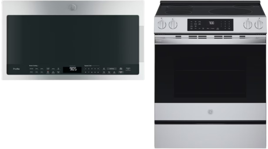 over the range mircrowave and induction range