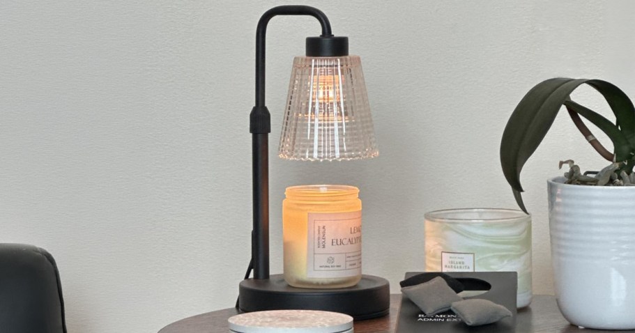 Candle Warmer Lamp w/ Timer & Extra Bulbs Only $9.99 on Amazon