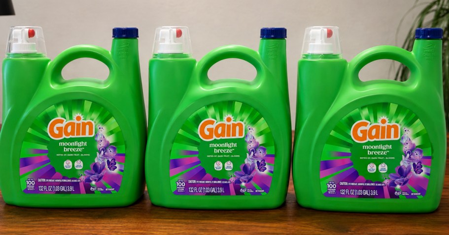 HUGE Gain Laundry Detergents Just $7 Each Shipped on Amazon