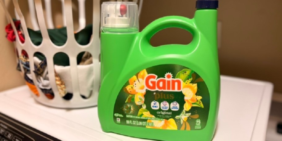 BIG 99oz Jug of Gain Plus Laundry Detergent Just $10 Shipped on Amazon
