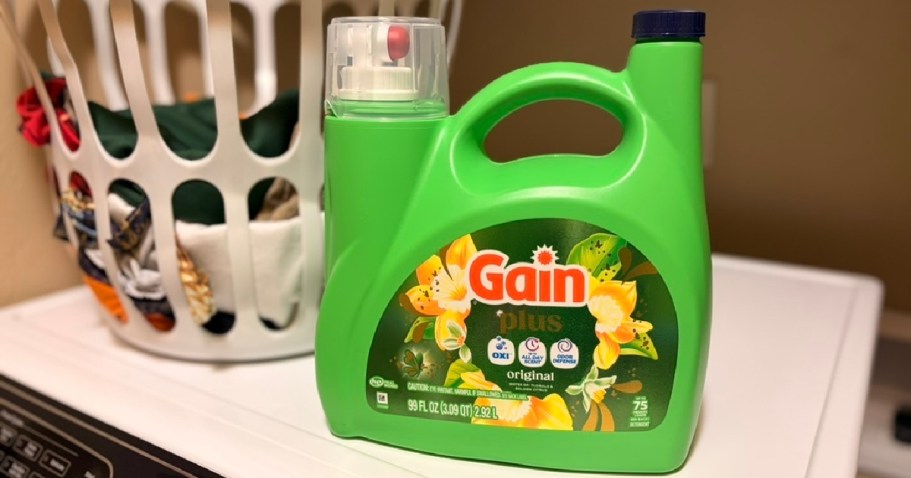 BIG 99oz Jug of Gain Plus Laundry Detergent Just $10 Shipped on Amazon
