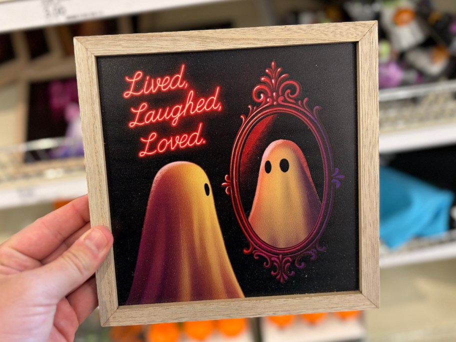 Ghost Wall Art Live Laughed Loved