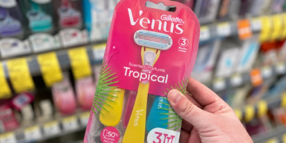 Gillette Venus Razors 3-Pack Just $3.64 Shipped on Amazon