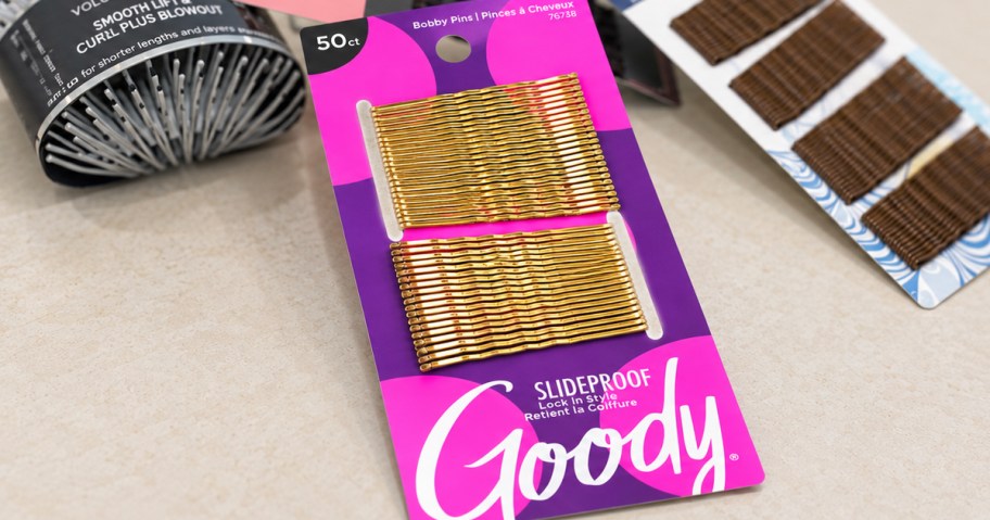 pack of gold Goody Bobby Pins