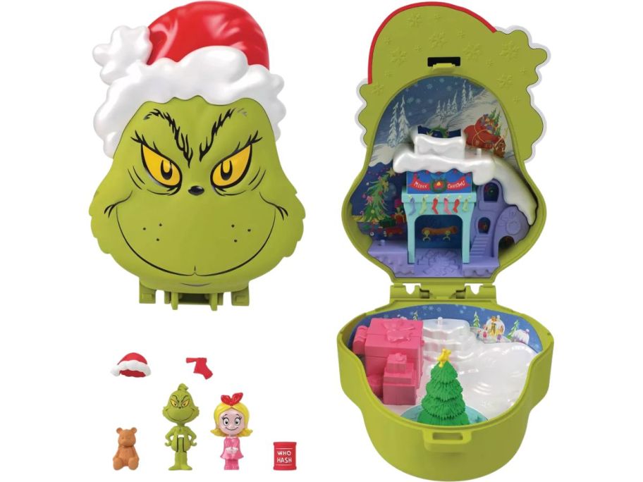 Grinch Polly Pocket set