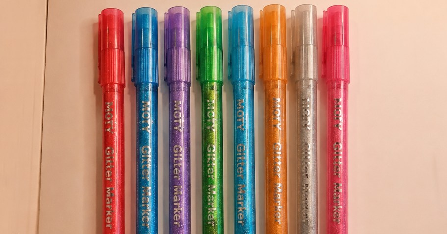 Glitter Markers 8-Pack Just $4.94 Shipped for Amazon Prime Members (Reg. $13)