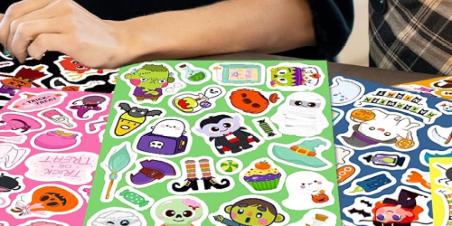 24 Sheets of Halloween Stickers Just $3.49 on Amazon (Perfect for Goodie Bags!)