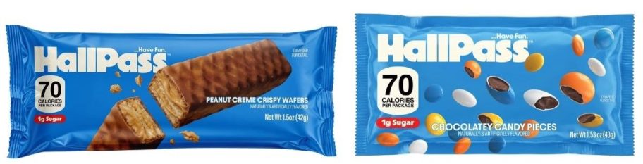 Hall Pass Candy waffers and bite size chocoalates