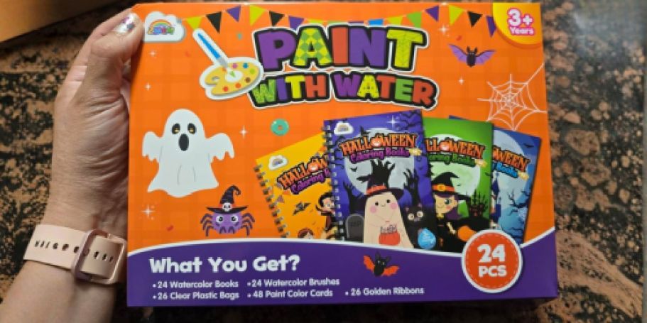 24 Halloween Watercoloring Books Only $11.99 on Amazon (50¢ Each!)