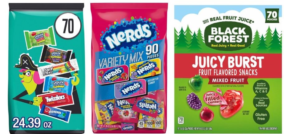 stock images of Halloween candy bags on sale from Amazon