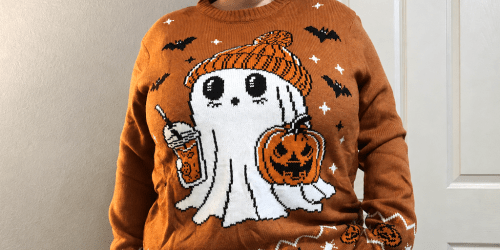 Women’s Halloween Sweater Just $14.99 on Amazon (Reg. $50)