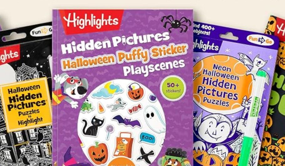 Highlights Halloween Hidden Pictures Activity Books from $5 on Amazon