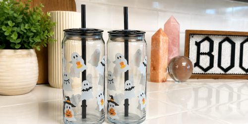 Halloween Glass Sipper 2-Packs Just $7.48 on Walmart.com (Sold Out Fast Last Year!)