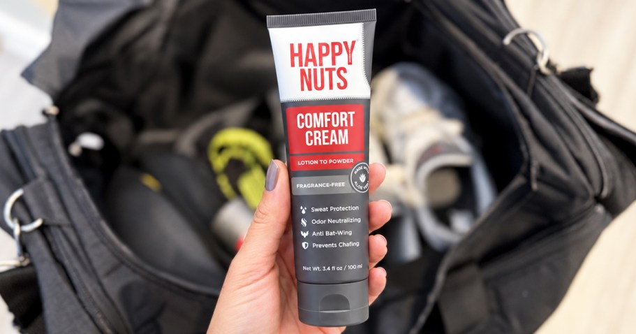 Happy Nuts Comfort Cream Just $9.74 Shipped on Amazon (Reg. $20)