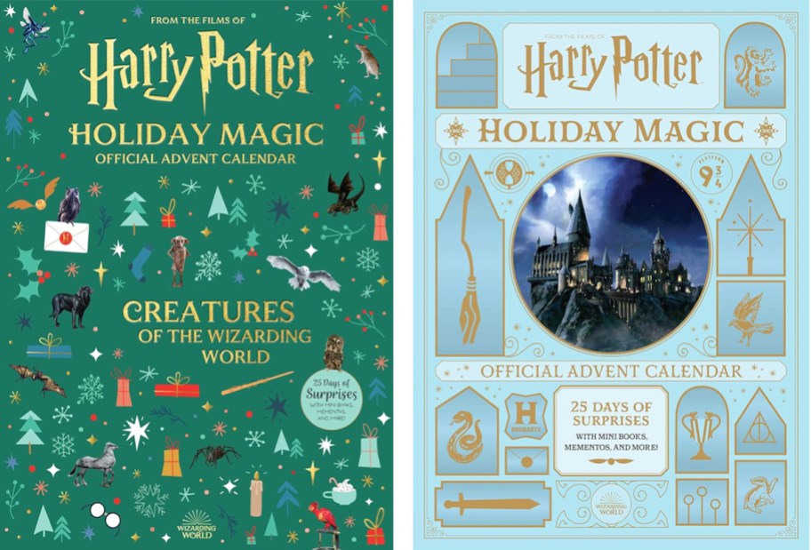 harry potter advent calendar covers
