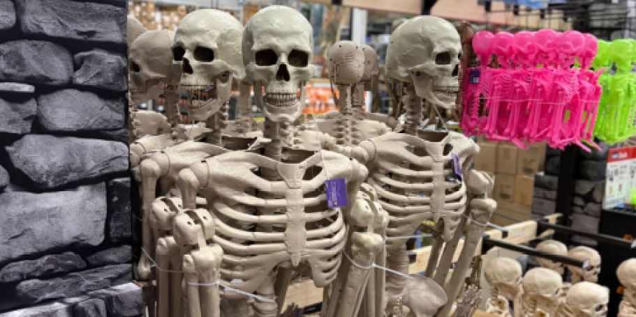 Posable Skeletons w/ LED Eyes from $44.98 Delivered on Lowes.com