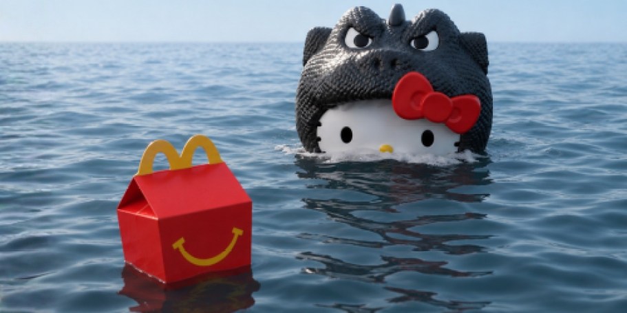 Hello Kitty Is Going Kaiju Mode at McDonald’s! Happy Meal Drops August 18th