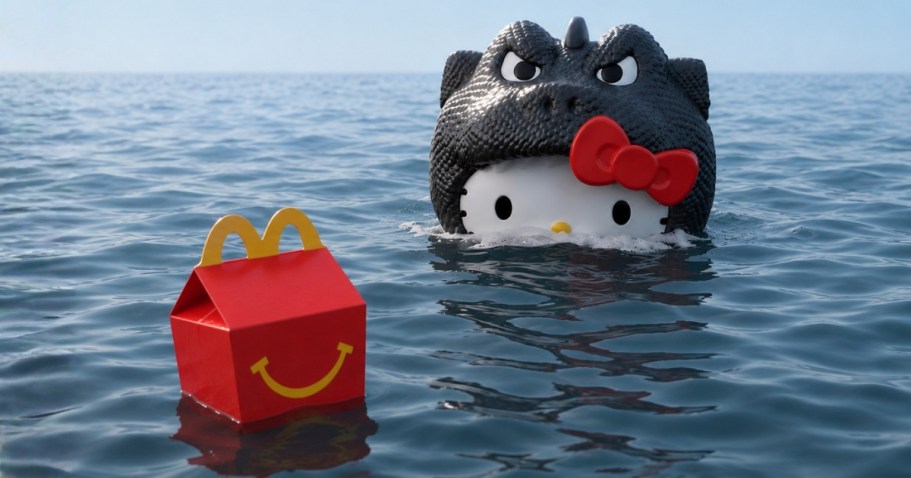 Hello Kitty Is Going Kaiju Mode at McDonald’s! Happy Meal Drops August 18th