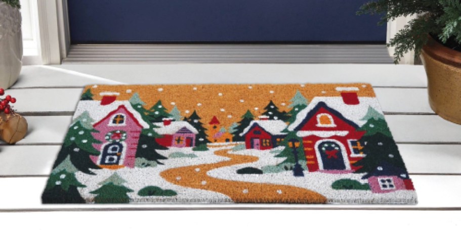 New Walmart Christmas Doormats Under $10