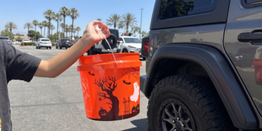 RUN! The Viral Home Depot Halloween Bucket Is Back In-Stock & Will Sell Out!