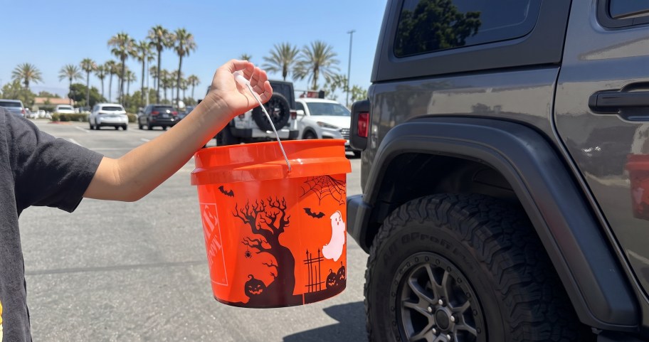 RUN! The Viral Home Depot Halloween Bucket Is Back In-Stock & Will Sell Out!