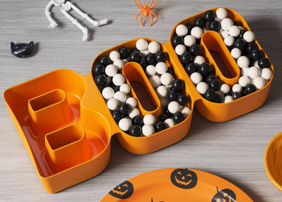 Hyde & EEK! Halloween Figural BOO Serving Dish