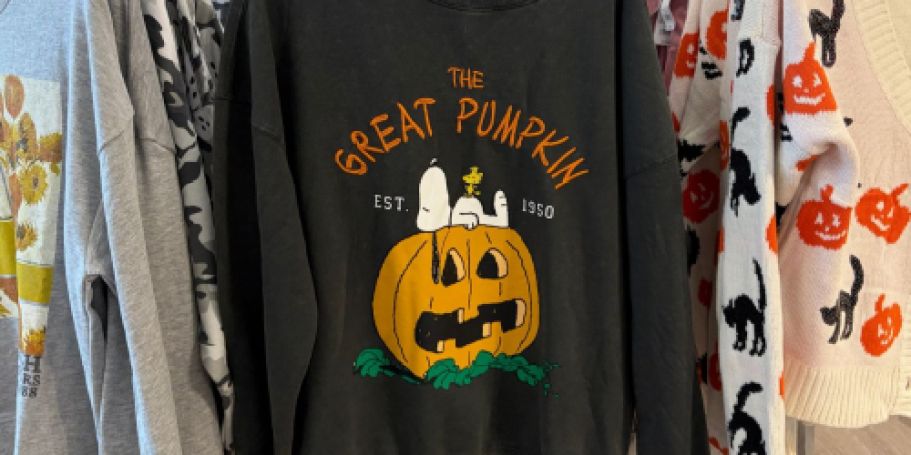 NEW Peanuts Halloween Clothing & Home Finds Spotted at Kohl’s