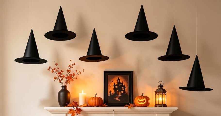 Halloween Witch Hats 12-Pack Only $7.99 on Amazon (Just 67¢ Each!)