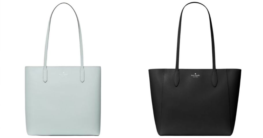 light blue Kate Spade Jana and black gwen Tote Bag