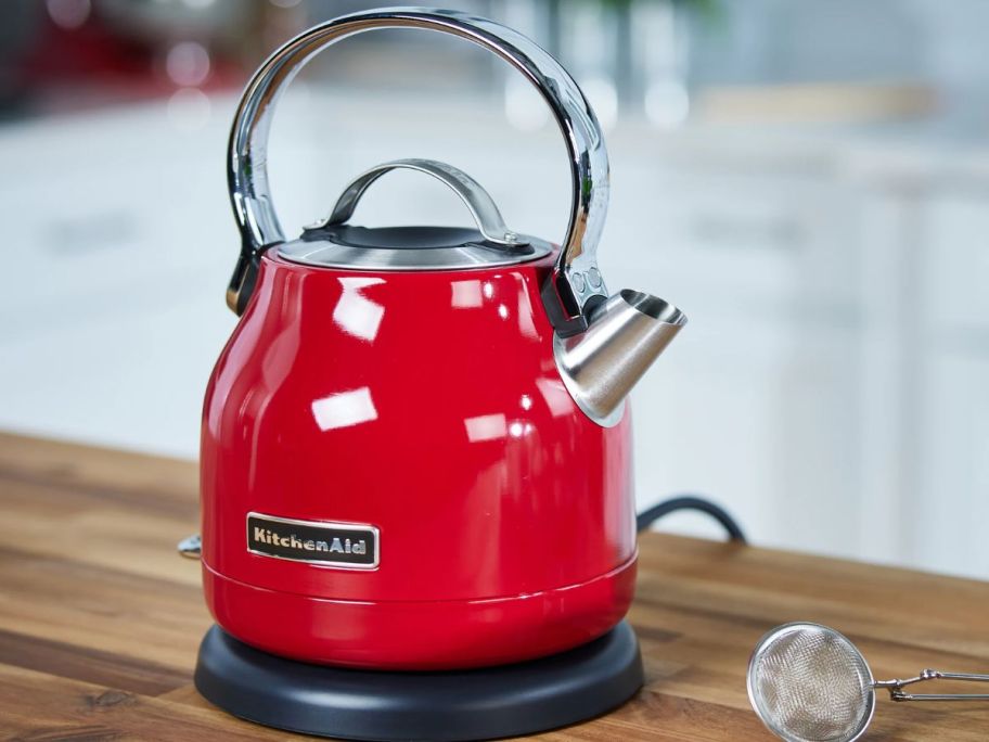 Empire Red KitchenAid Compact 1.25-Liter Electric Kettle