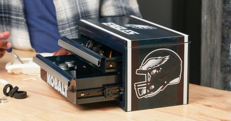 Kobalt NFL Mini Toolboxes Only $31.98 Shipped on Lowes.com